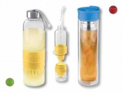 Trinkflasche mit Teesieb/ Trinkflasche mit Zitruspresse