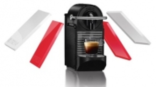 Nespresso Koenig Pixie Clips Kapselmaschine White & Coral