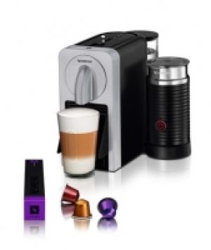 Nespresso K&ouml;nig Prodigio & Milk Kaffeemaschine silber