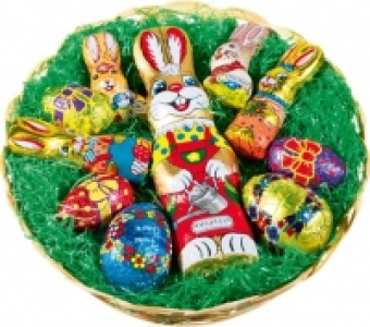 Osterkorb Milchschokolade