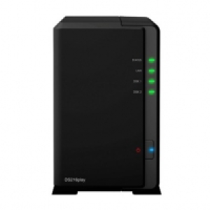 Synology NAS DS216play Diskstation mit 2x 2TB Seagate HDD