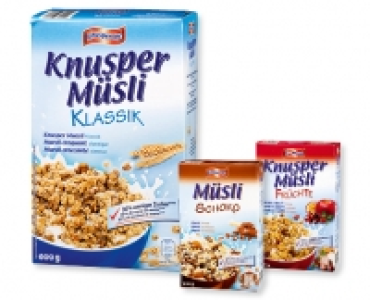 KNUSPERONE Muesli zuckerreduziert CHF 1.99