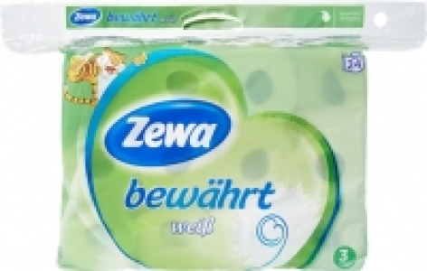 Zewa bewährt Toilettenpapier Weiss