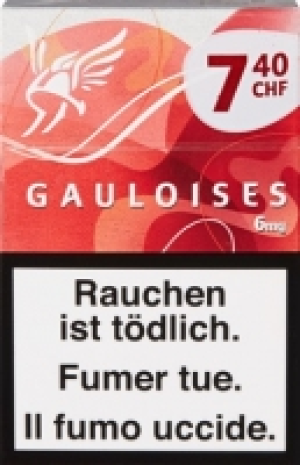 Gauloises Blondes Rouge Igloo Edition CHF 6.80
