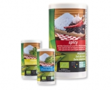 Aldi Suisse  NATURE ACTIVE BIO Meersalz mit Bio-Kräutern