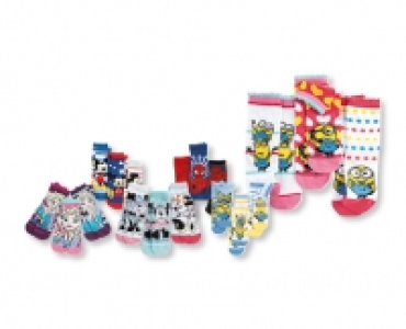 FROZEN/MICKEY/MINNIE MOUSE/SPIDER-MAN Kinder-Bio-Baumwollsocken