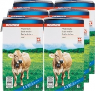 Denner Vollmilch UHT CHF 5.75