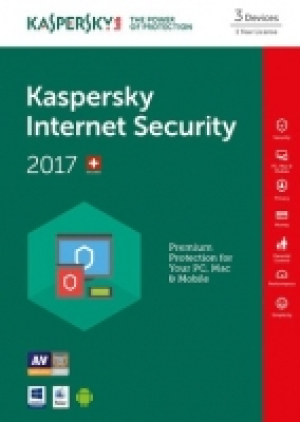 PC / MAC / Android - Kaspersky Internet Security 2017 3 User