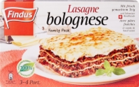 Findus Lasagne bolognese CHF 7.30