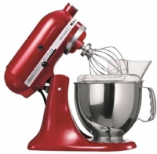 K&uuml;chenmaschine Kitchen Aid Artisan KSM 150 Jubil&auml;ums Set rot