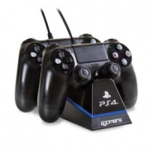 4gamers Charge Play & Charge mit Desktop Stand schwarz