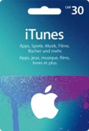 iTunes Karte CHF 30.-