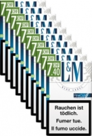L&M Blue Label CHF 67.00