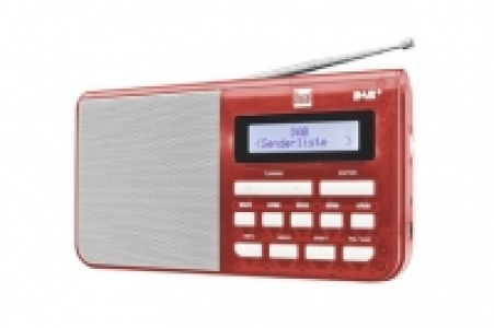 Dual DAB 4.1 T DAB+ Radio rot