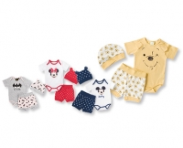 BATMAN/MINNIE MOUSE/MICKEY MOUSE/WINNIE THE POOH Baby-Set, 3-teilig