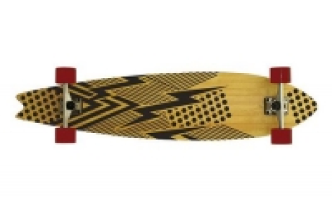 Streetsurfing Longboard Fishtail Schwarz