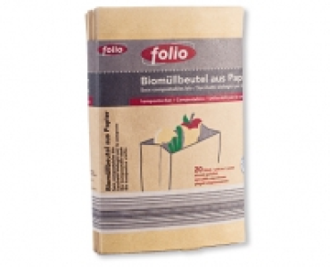 FOLIO Biomullbeutel aus Papier