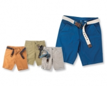 HANBURY MENS FASHION Herren-Bermudas mit Gurtel