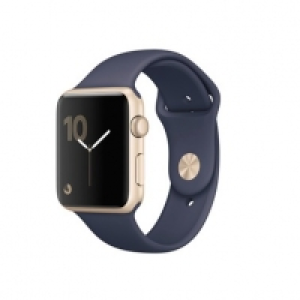 Apple Watch S1 42mm Alu Gold Sport Midnight Blue