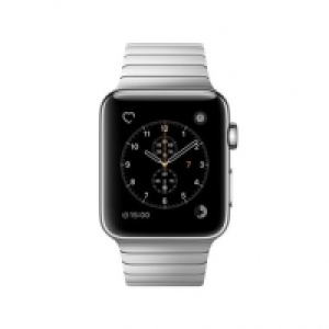 Apple Watch Series 2, 42mm Edelstahlgeh&auml;us&shy;e mit Gliederarmband