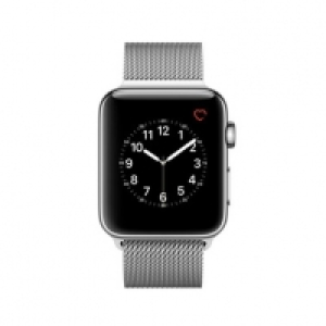 Apple Watch Series 2, 42mm Edelstahlgehäus­e mit Milanaise Armband
