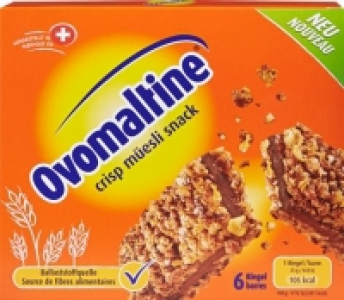 Denner  Ovomaltine Crisp Muesli Riegel