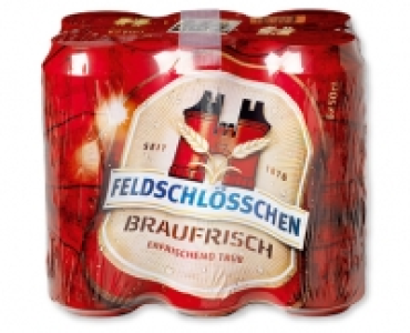 Aldi Suisse  FELDSCHLÖSSCHEN Bier Braufrisch