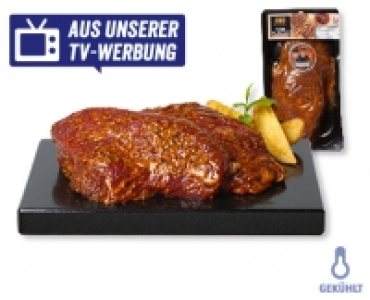 BBQ Grill Ueli Rinds-Huftsteaks mit Whiskey-Marinade