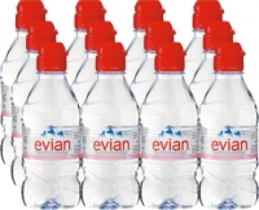 Evian Mineralwasser mit Sportscap CHF 6.95