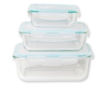 Glasfrischhaltedosen-Set, 3-teilig
