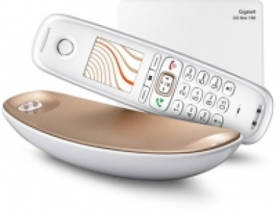 Gigaset Sculpture CL750 A GO weiss, gold