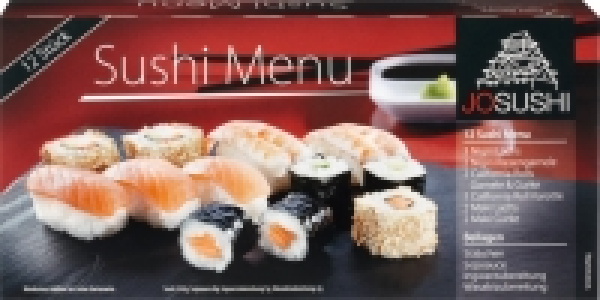 Josushi Sushi Menu