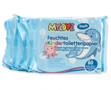 MYLOVE Feuchtes Kindertoilettenpapier Fresh