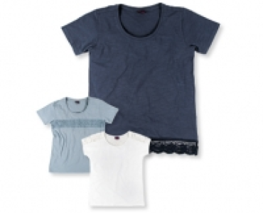 BLUE MOTION Damen-Shirt mit Spitze