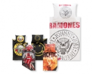 GUNS NROSES/THE ROLLING STONES®/NIRVANA/AC/DC® Bettwäsche