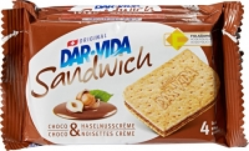 Hug Dar-Vida Sandwich Choco & Haselnusscrème