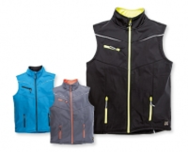 KING CRAFT FASHION Herren-Arbeits-Softshell-Weste