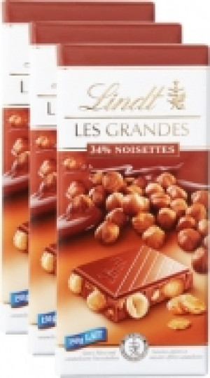 Lindt Les Grandes Noisettes Tafelschokolade Milch