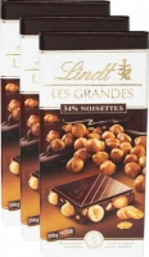 Lindt Tafelschokolade Les Grandes Noisettes Noir
