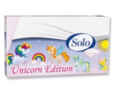 SOLO Taschentucher Einhorn