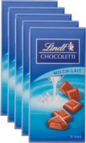 Lindt Tafelschokolade Chocoletti Milch