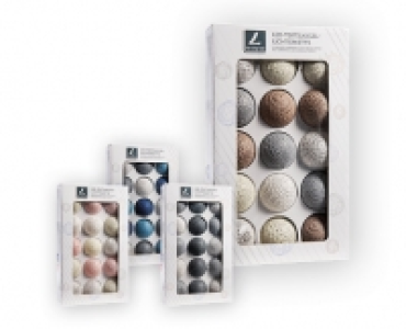 MY LIVING STYLE LED-Textilkugel-Lichterkette