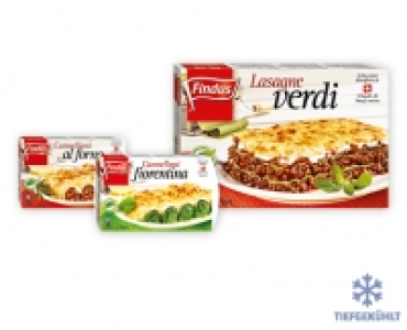 FINDUS® Cannelloni al forno/Cannelloni fiorentina/Lasagne verdi CHF 4.79