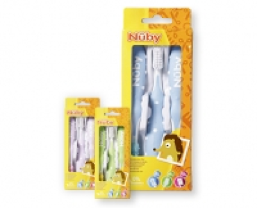 NÛBY Zahnbürsten-Set, 3-teilig