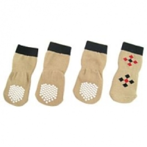 Hundesocken mit Anti-Slip Diamant M