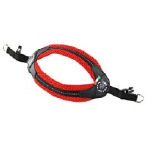 Hundegeschirr Netzstoff rot