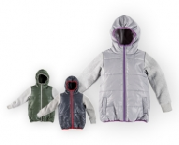 KIDZ ALIVE Kinder-Jacke Materialmix