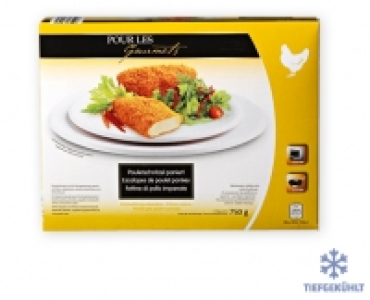 POUR LES GOURMETS Pouletschnitzel paniert