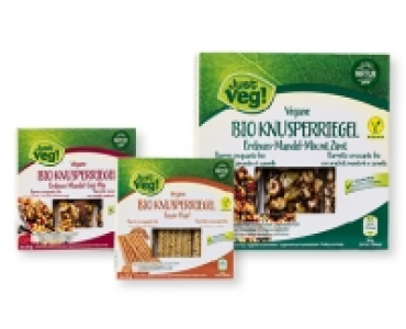 NATUR AKTIV/JUST VEG! Veganer Bio-Knusperriegel