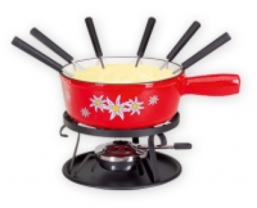 Aldi Suisse  CROFTON® Induktion-Käsefondue-Set, 9-teilig